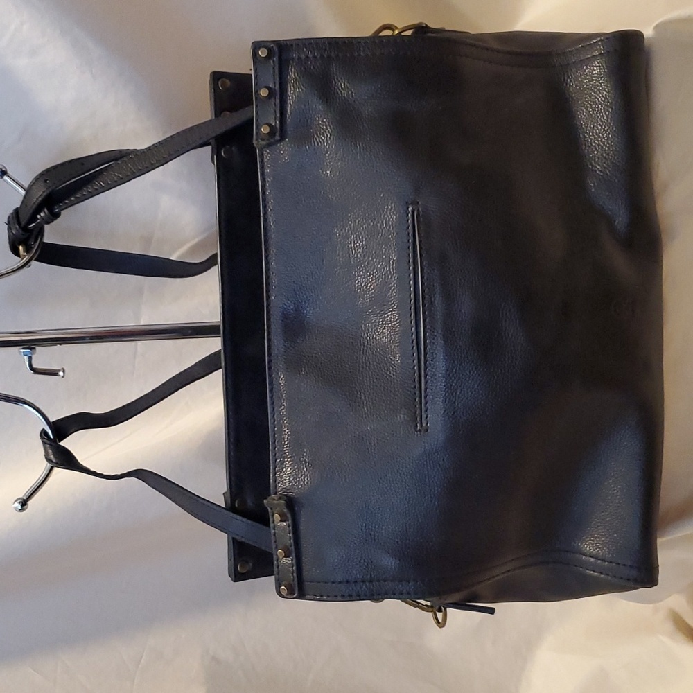 C&C Black Leather Crossbody Bag